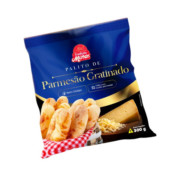 Palito de Parmesão Gratinado