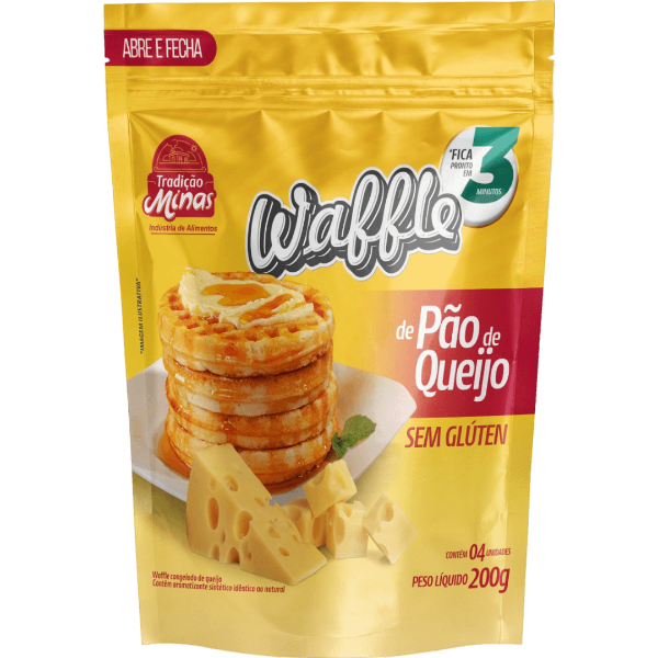 Waffle Tradição Minas de Pão de Queijo