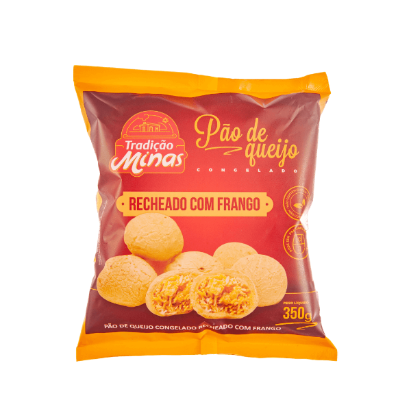 Pão de Queijo Tradição Minas Recheado com Frango