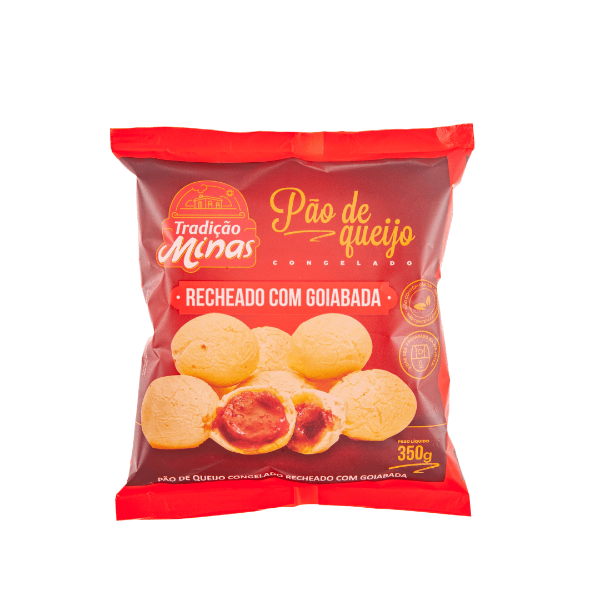 Pão de Queijo Tradição Minas Recheado com Goiabada